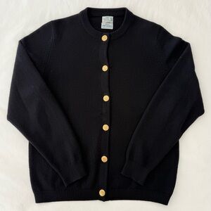 Black Cashmere Cardigan
